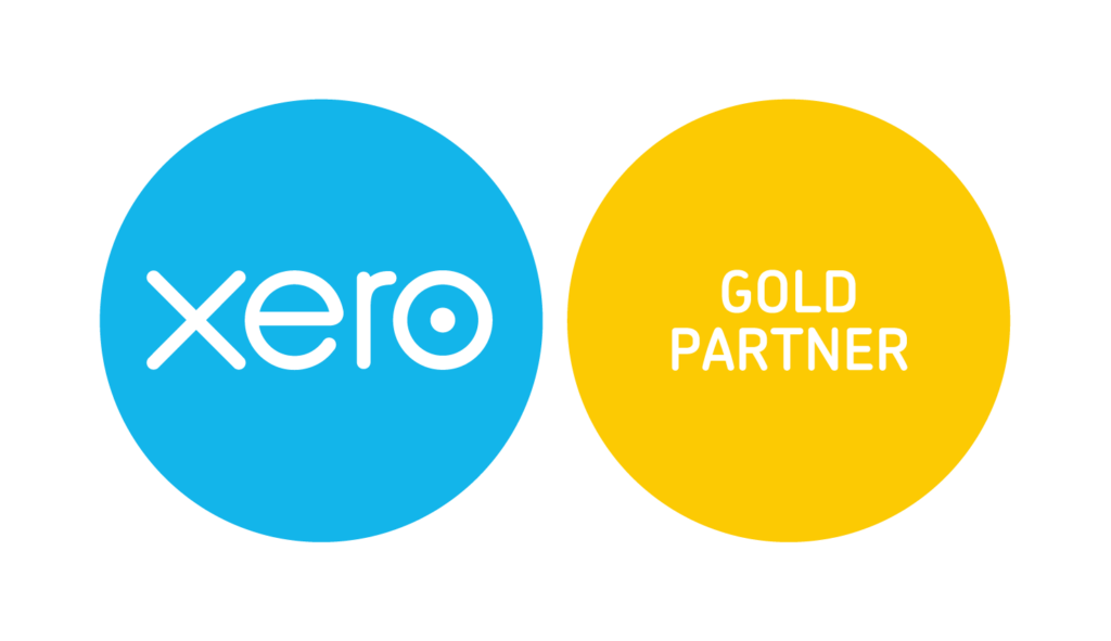 The Xero Logo and Gold Partner logos side by side.